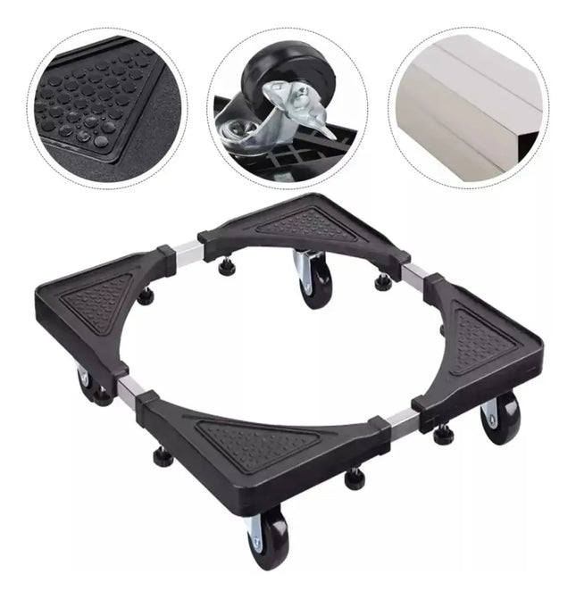 Base Ajustable Ruedas Cocina Refrigerador Lavadora Multiusos