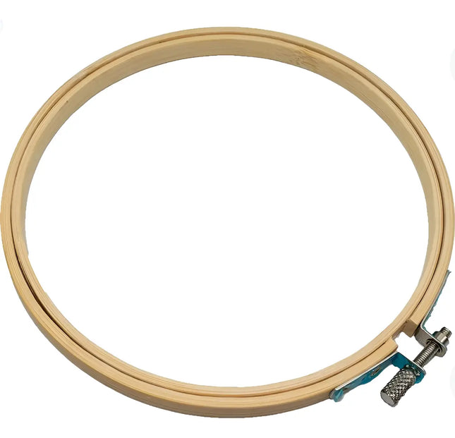 Bastidor Madera Bambú 15 Cm Para Bordar Madera