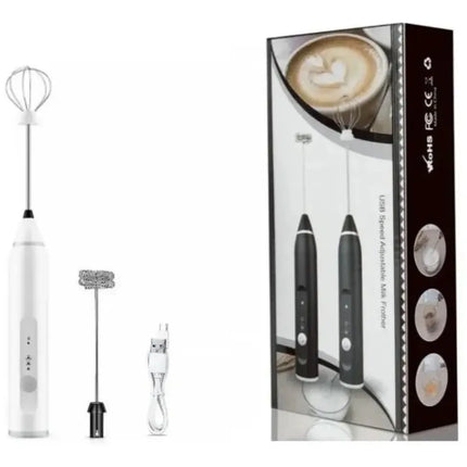 Mini Batidor Revolvedor Café Y Espuma Leche Recargable Usb Al Azar