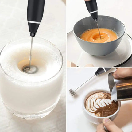 Mini Batidor Revolvedor Café Y Espuma Leche Recargable Usb Al Azar