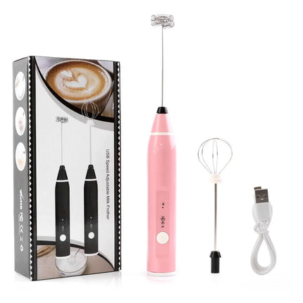 Mini Batidor Revolvedor Café Y Espuma Leche Recargable Usb Al Azar
