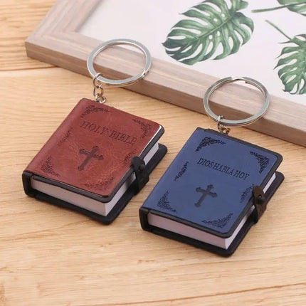 Mini Biblia Llavero, Libro Miniatura Versión En Español
