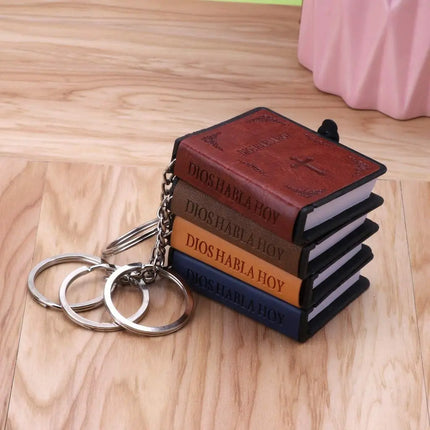 Mini Biblia Llavero, Libro Miniatura Versión En Español
