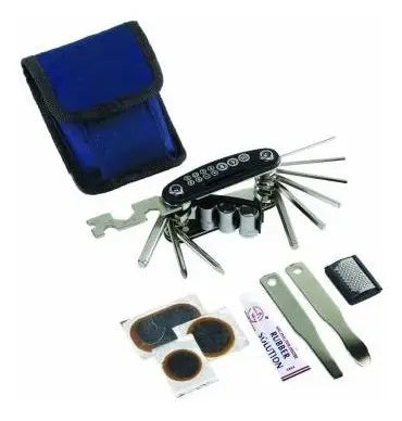 Kit De Herramientas Para Reparación De Bicicletas Con Funda