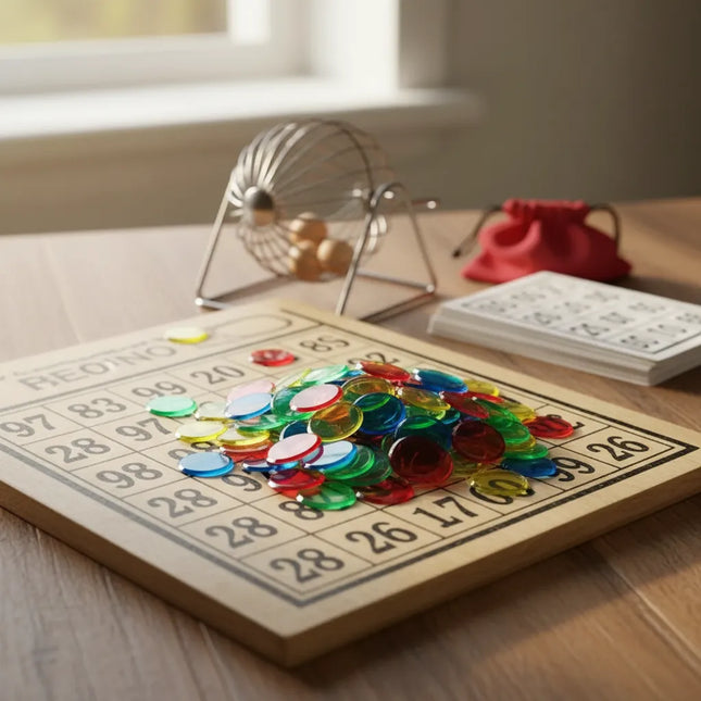 Juego Bingo Tómbola Metálica + 318 Cartones