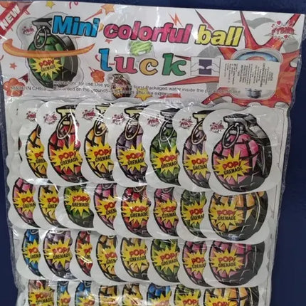 Pack 40 Bombas Granadas Explotan Sonido Sorpresa Cumpleaños