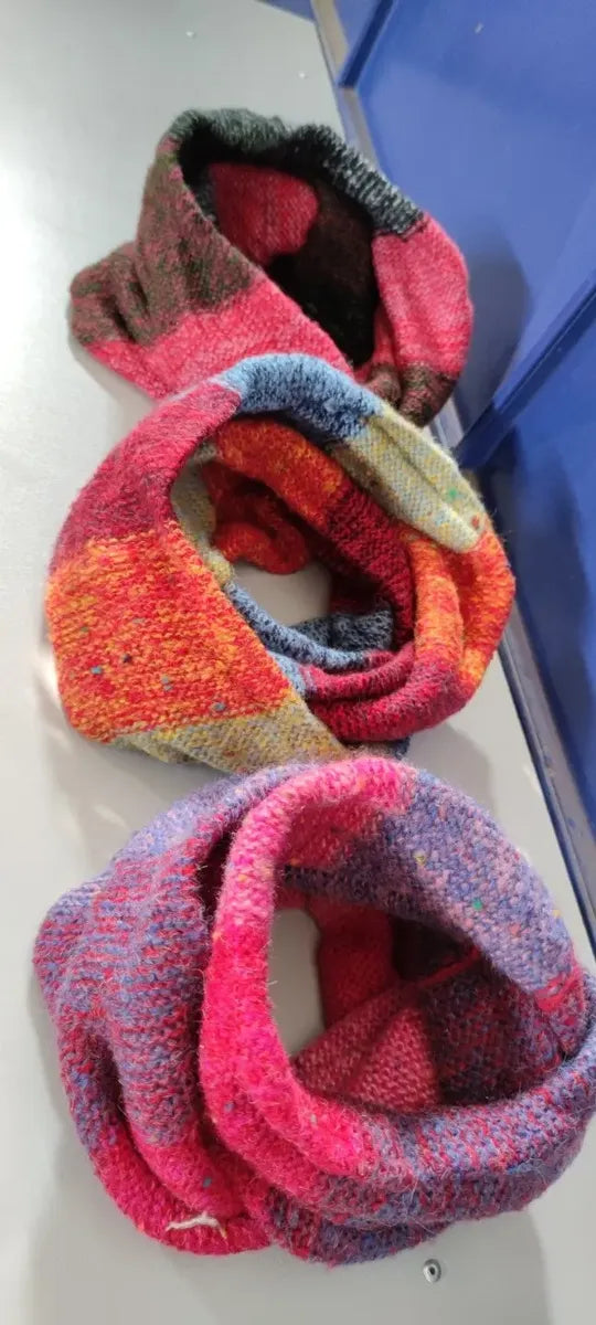 3 X Bufanda Infinita O Cuello Largo Unisex Para Invierno Surtidas