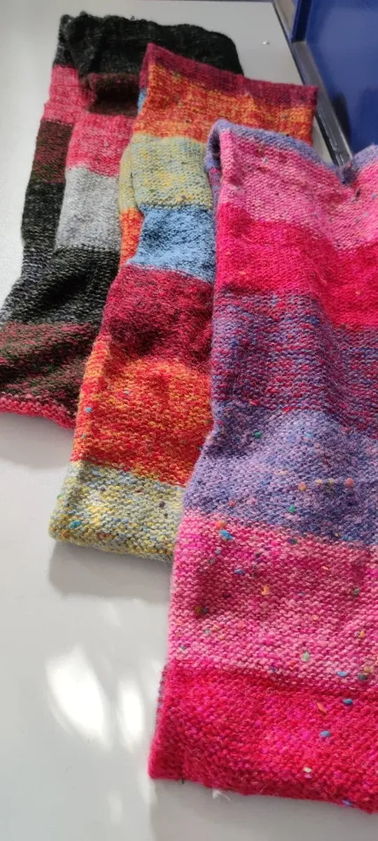 3 X Bufanda Infinita O Cuello Largo Unisex Para Invierno Surtidas