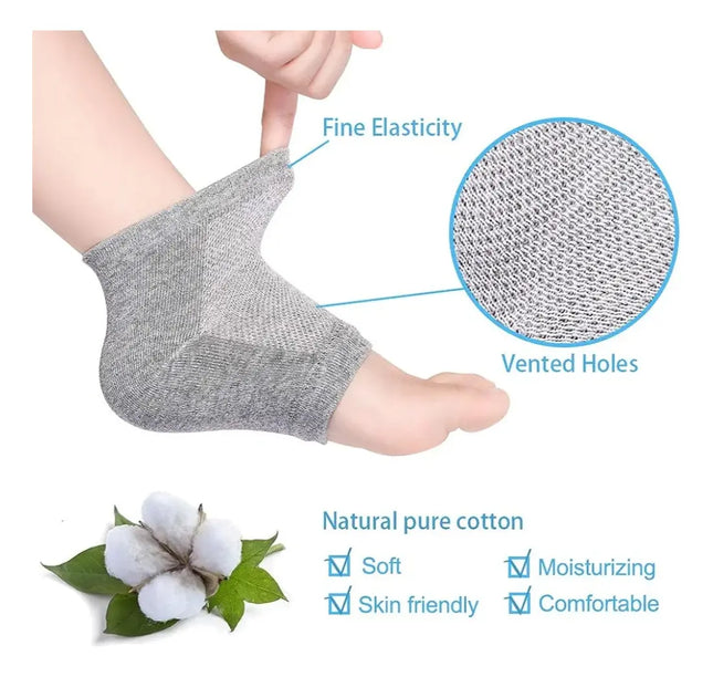 Calceta Soporte Plantar Protector Gel Silicona Para Talón #2
