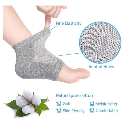 Calceta Soporte Plantar Protector Gel Silicona Para Talón #2