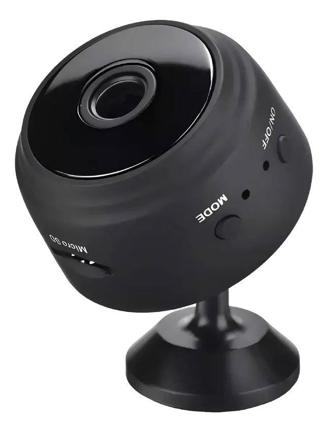 Mini Cámara Espía Nocturna Oculta Alta Definición 1080p Wifi Negro