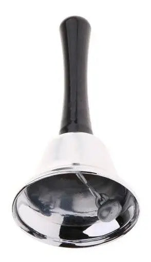 Campanilla Recepción, Timbra Caja, Restaurant Mango Manual Plateado y negro