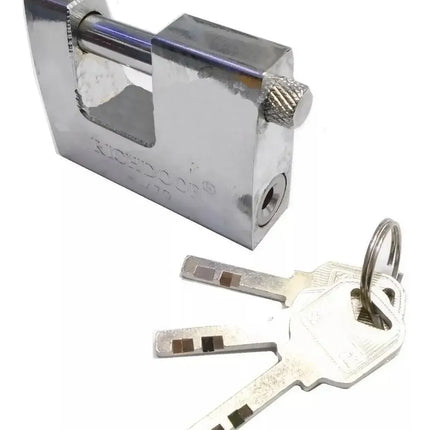 2 X Candado De Seguridad Anti Napoleón 80mm + 3 Llaves