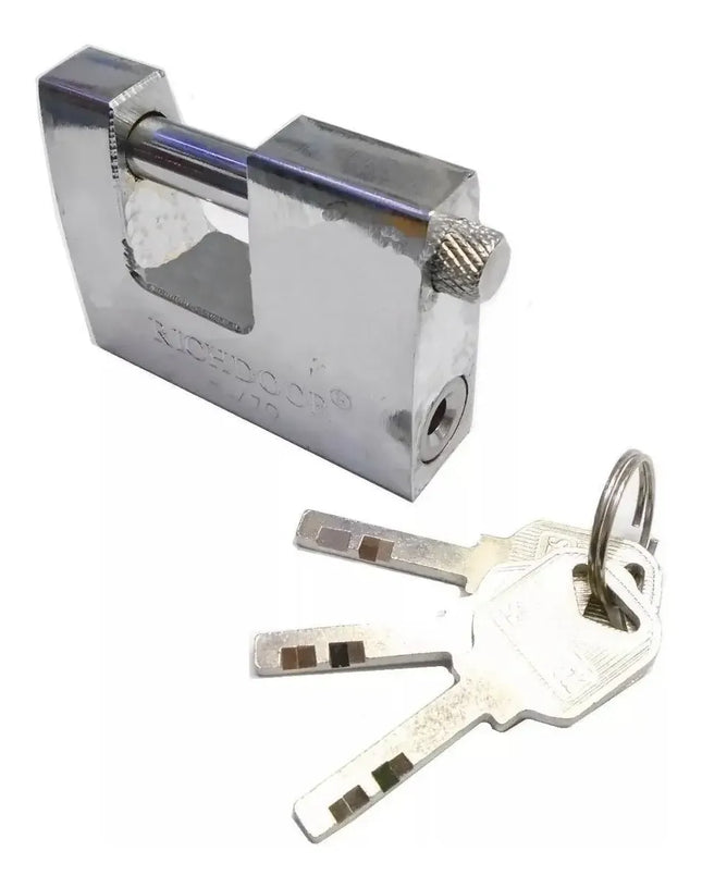 2 X Candado De Seguridad Anti Napoleón 80mm + 3 Llaves
