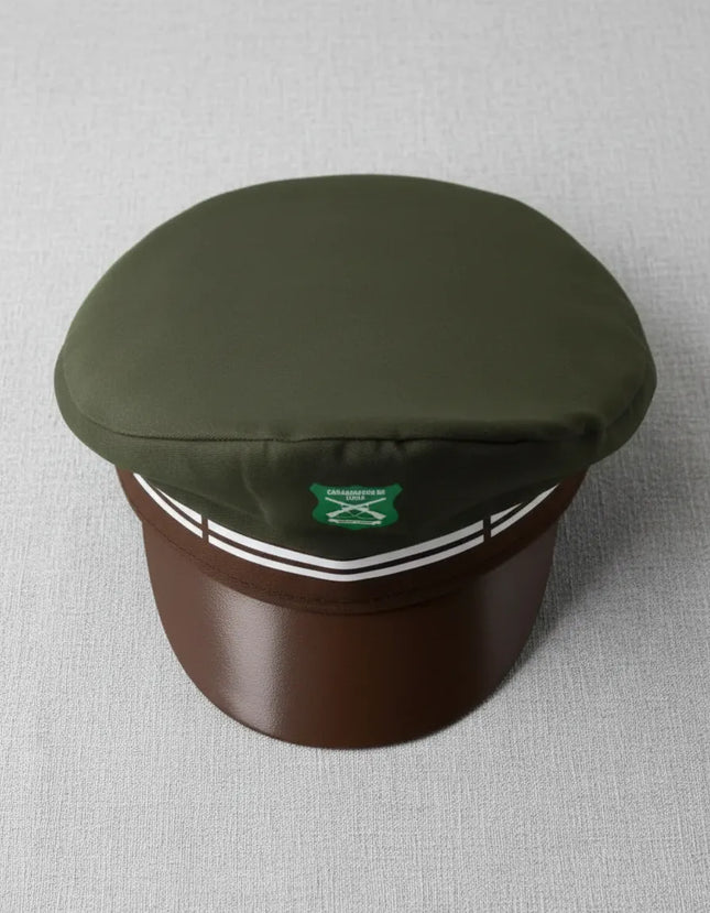 Gorro De Carabinero Para Disfraz Niño, Día Del Carabinero Verde musgo / estándar