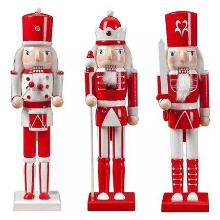 X3 Soldado Cascanueces Navideño Adorno Navidad Decoración