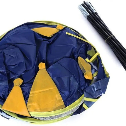 Carpa Castillo Medieval De Cuentos Infantil Para Niños Azul
