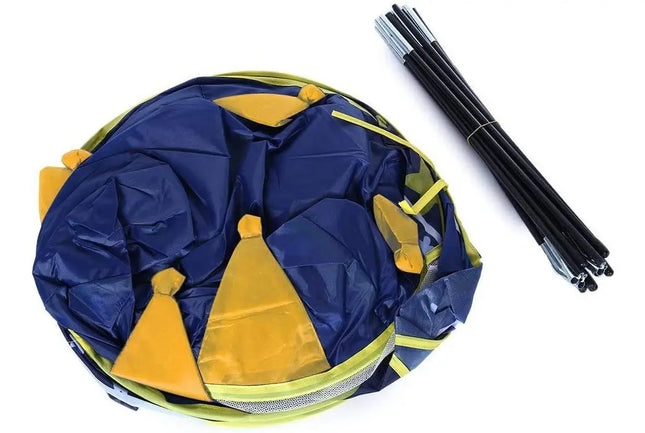 Carpa Castillo Medieval De Cuentos Infantil Para Niños Azul