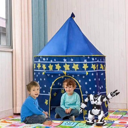 Carpa Castillo Medieval De Cuentos Infantil Para Niños Azul