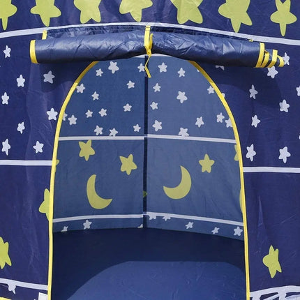 Carpa Castillo Medieval De Cuentos Infantil Para Niños Azul