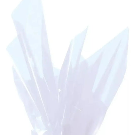 50 Papel Celofán Transparente Pliego 70x100 Cm Transparente