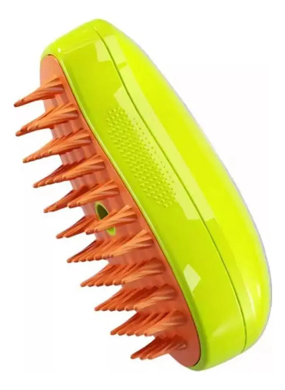 Cepillo Automático Para Gatos A Vapor 3 En 1 Color Verde