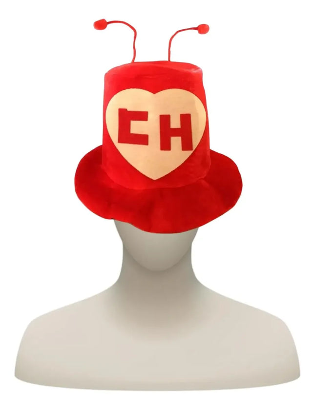Sombrero Tela Chapulin Rojo, Cosplay, Disfraz COLORADO