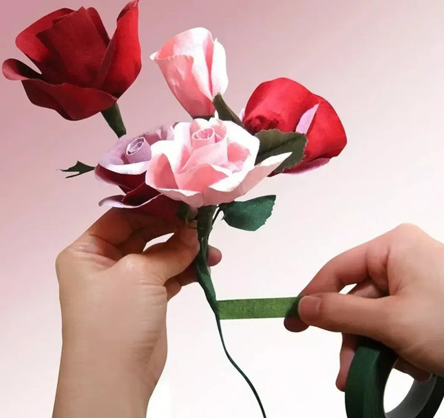 Cinta Floral Cinta Adhesiva Para Alambre De Flores Verde / Cinta flores