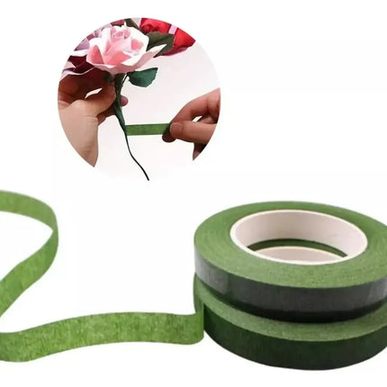 Cinta Floral Cinta Adhesiva Para Alambre De Flores Verde / Cinta flores
