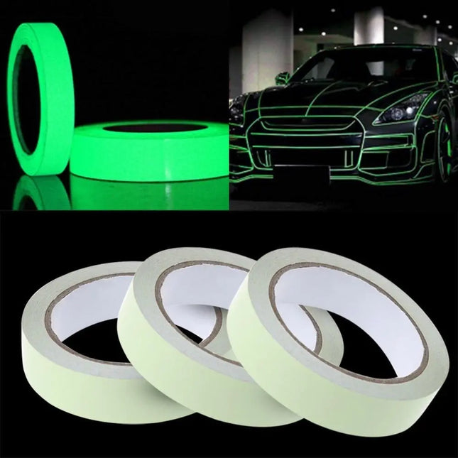 Cinta Adhesiva Luminosa Fluorescente 5mts Pasillos Escalas