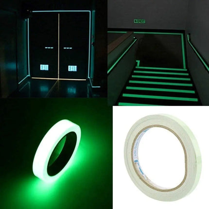 Cinta Adhesiva Luminosa Fluorescente 5mts Pasillos Escalas