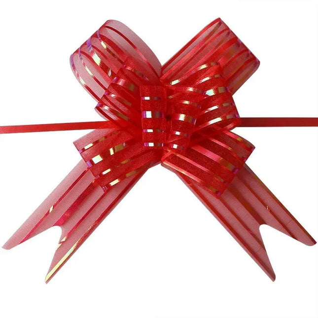 Pack 50 Cinta Mágica De Regalo Organza, 75 X 5cms Color Surtidos