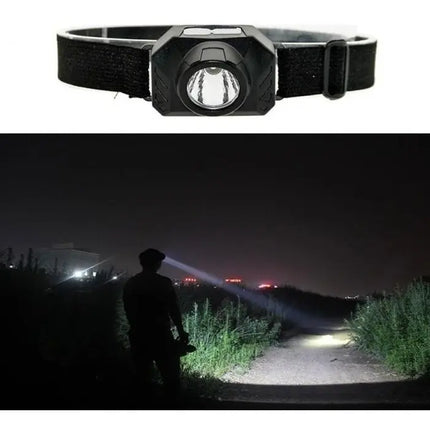 Linterna Cabeza Usb Led Cintillo Ciclismo Outdoor Trekking