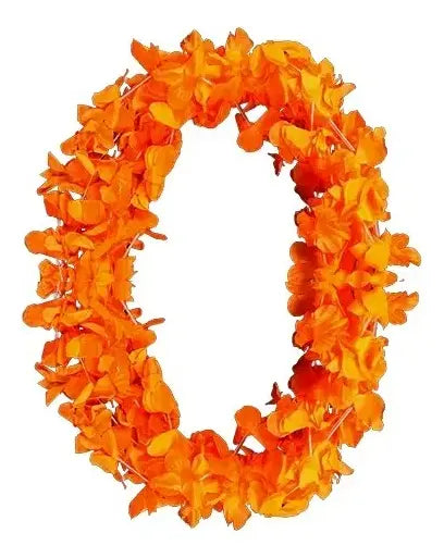 Pack Collar Hawaiano Flúor 12 Unidades Fiestas Neón Flúor