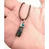Amuleto Piedra Turmalina Negra Collar Repele Envidia Y Mala-Negro