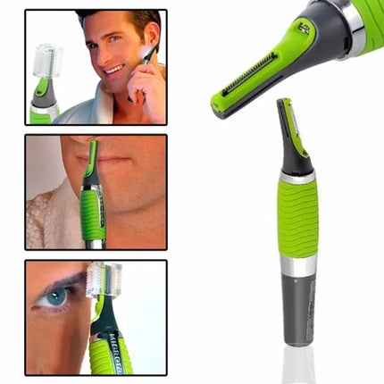 Microtouch Max Cortadora Pelo De Vello Facial, Nariz, Orejas Verde