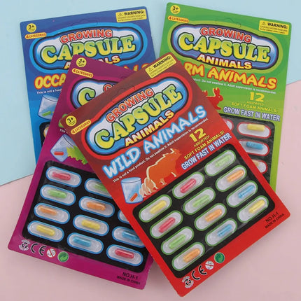 Pack 48 Crescencio Esponja En Capsula Sorpresa Cumpleaños