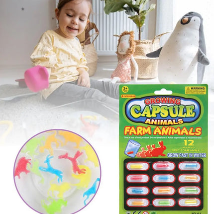 Pack 48 Crescencio Esponja En Capsula Sorpresa Cumpleaños