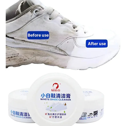 Crema Limpiadora De Zapatillas Blancas Limpieza Profunda