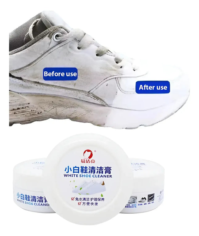 Crema Limpiadora De Zapatillas Blancas Limpieza Profunda