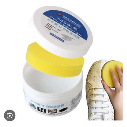 Crema Limpiadora De Zapatillas Blancas Limpieza Profunda
