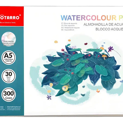 Croquera Para Acuarela Tamaño A5 /30 Hjs. De Papel 300grs