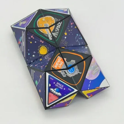 Cubo Infinito Infinity Cube 3d Cambiante Juguete Antiestrés Astronautas