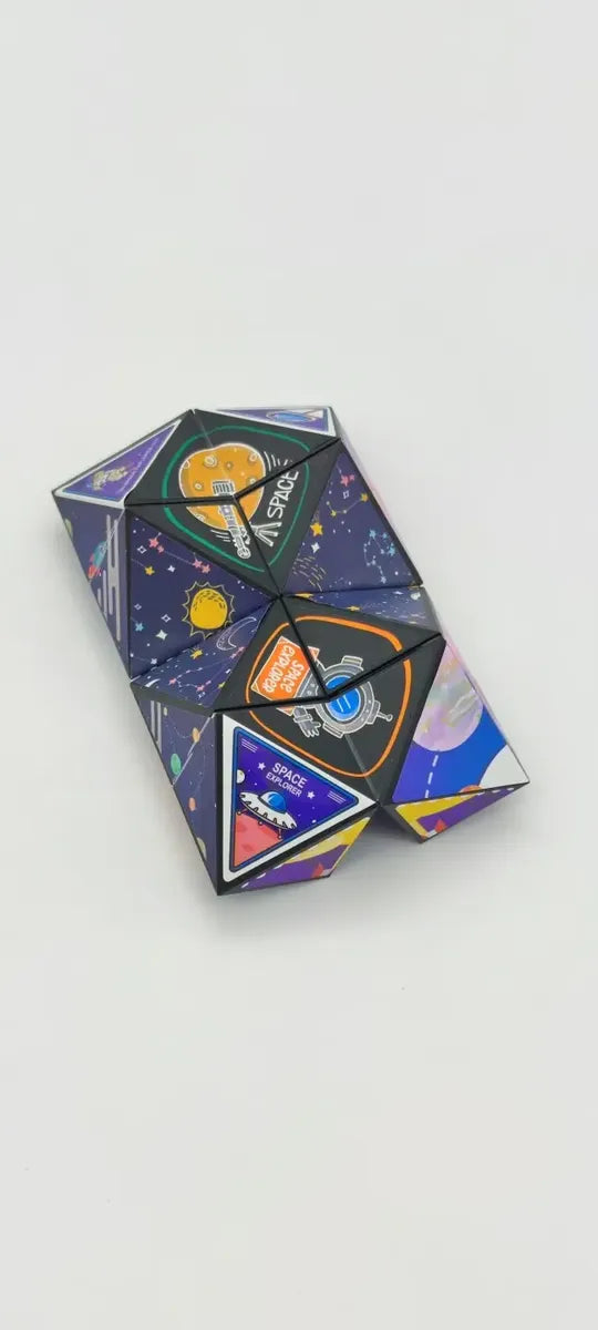 Cubo Infinito Infinity Cube 3d Cambiante Juguete Antiestrés Astronautas