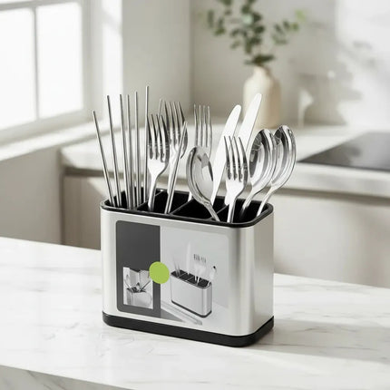 Escurridor De Cubierto Utensilios Cocina Acero Inoxidable