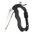 Cuchillo De Supervivencia Táctico Militar Mosquetón 6 En 1 Negro
