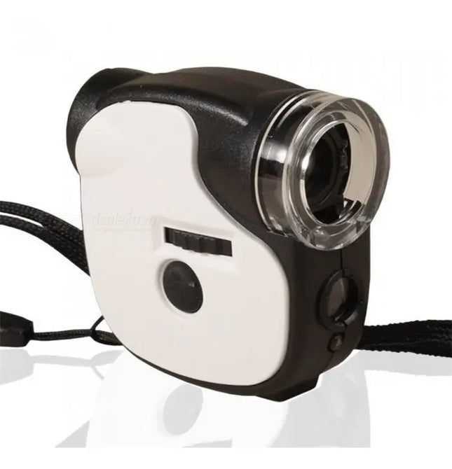 Microscopio 55x De Bolsillo Celular , Cuenta Hilo, Tricomas Blanco