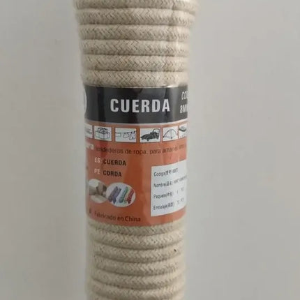 Cuerda Trenzada Algodón Poliéster 10mts X 8mm Macramé, Multicolor
