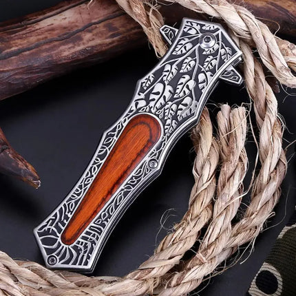 Daga Diseño Navaja Militar Cuchillo Semi Automático DAGA DISEÑO