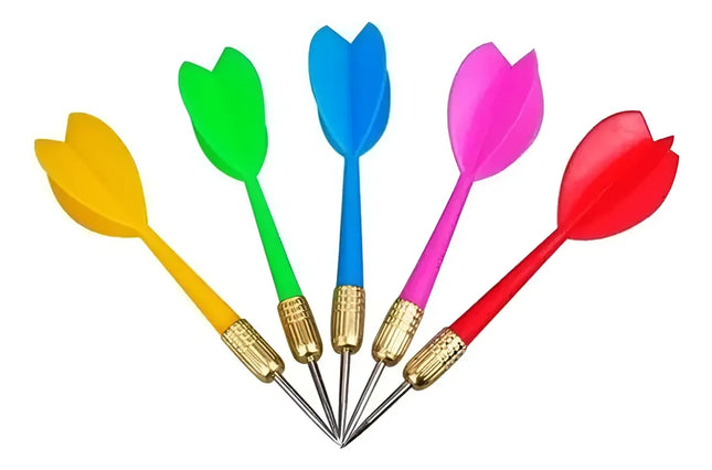 Set Dardos 10 Unidades Para Tiro Al Blanco 11 Cms Surtidos / Liso